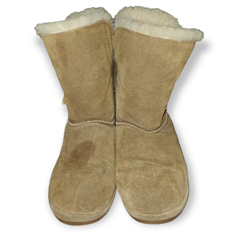 BearPaw Abigail Mid Calf Tan Boot
